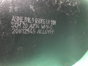 ASTM A234 WP9 Alloy Steel Elbows 45DEG, 90DEG