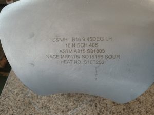 ASTM A815 UNS S31803 Elbows, Duplex Stainless Steel Pipe Fittings