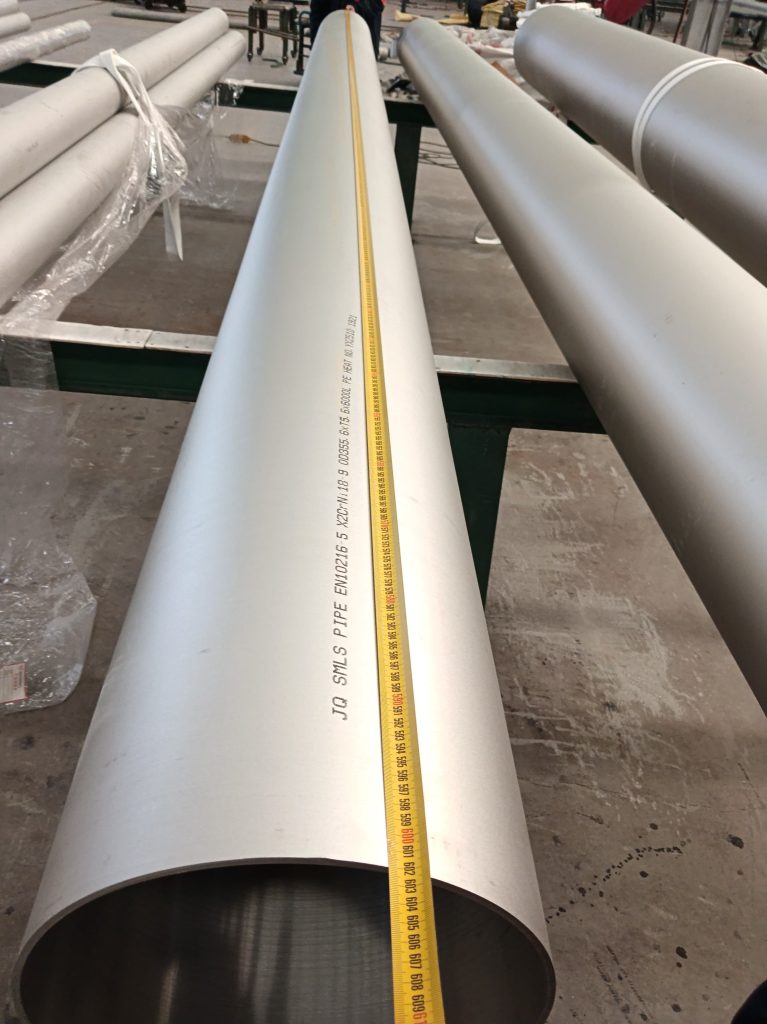 EN10216-5 X2CrNi18-9 STAINLESS SMLS PIPES DIMENSION MEASUREMENT