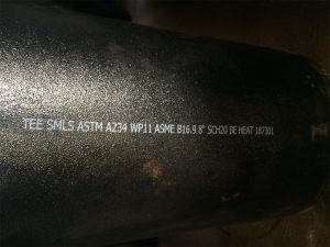 ASTM A234 WP11 Equal Tee