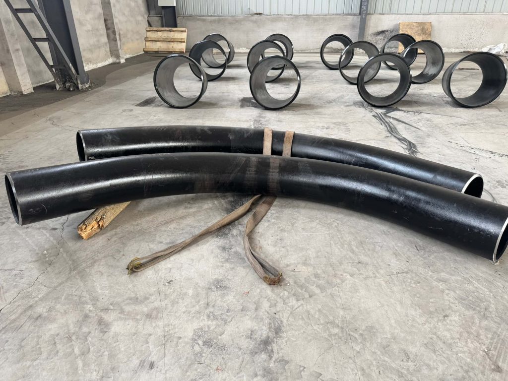 the bends after sandblasting treatment